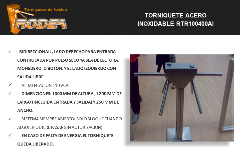 Torniquetes Rodea