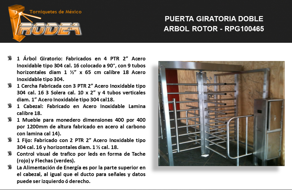 Torniquetes Rodea