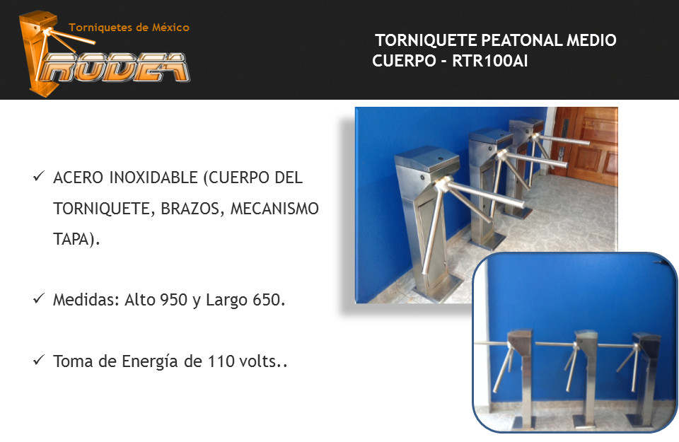 Torniquetes Rodea